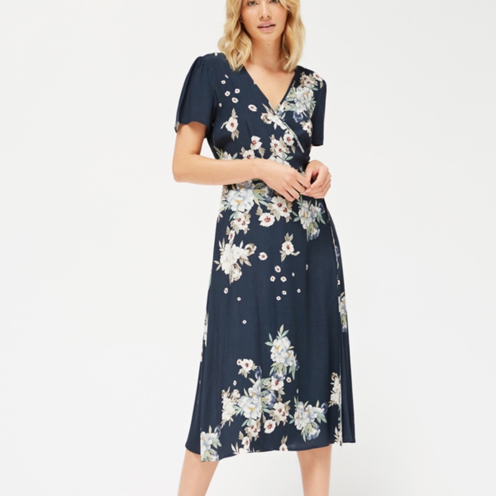 Lacausa Floral Wrap Dress